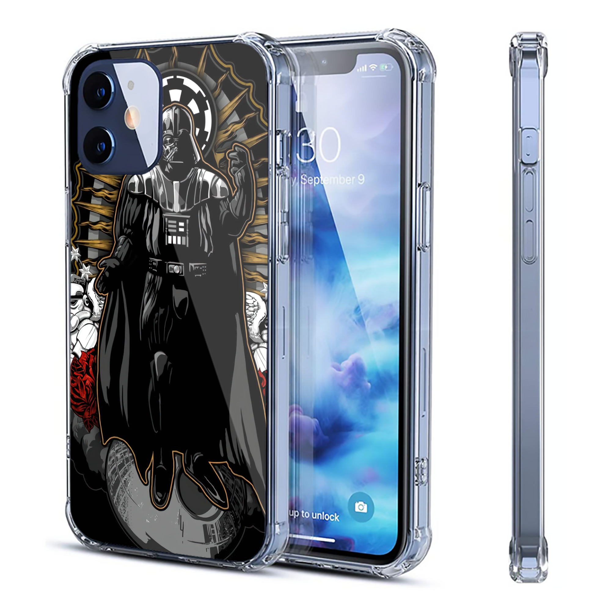 （画像用） スター・ウォーズ Star Wars 【iPhone 12シリーズ対応】透明スマホケース（クリアソフトケース）